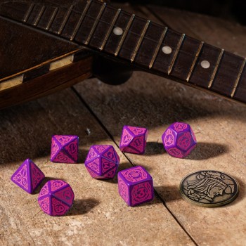 The Witcher Dandelion kauliukų rinkinys violetinės ir rožinės sp